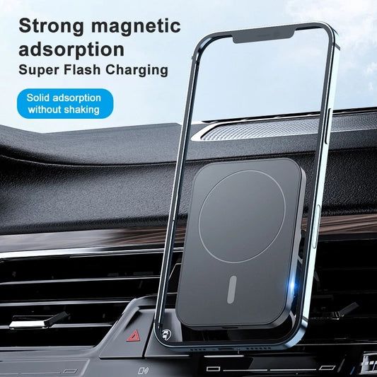 30W Magnetic Wireless Chargers Car Air Vent